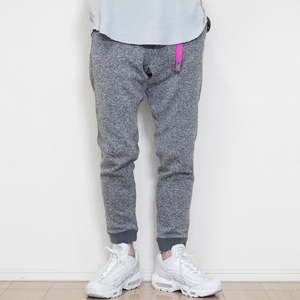 GRAMICCI × BEAMS BOY 別注 FLEECE NARROW RIB PANTS【F】グレー グラミチ ビームスボーイ フリースナローリブパンツ ジョガー GLP-16F118