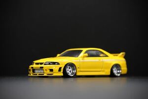 Kyosho [KaiZ] / 1/64 NISMO 400R “NISSAN SKYLINE GT-R (R33)” 改 深リム ローダウン 改造 カスタム品 ミニカー