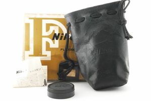 s1600★Nikon ニコン 純正 革製 レンズポーチ No.52