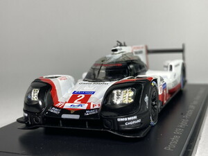 ポルシェ Porsche 919 Hybrid MLP Team Winner Le Mans 2017 1/43 - アシェットルマンコレクション スパーク Spark