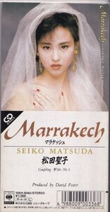 短冊 CD１【松田聖子/MARRAKECH　マラケッシュ《8cmCDシングル（8センチ）》】美品/廃盤