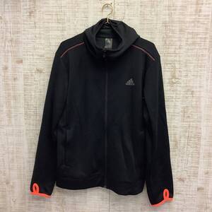 A432◇adidas｜アディダス　ジャージ　ブラック×オレンジ　サイズ0