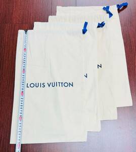 LV LOUIS VUITTON ルイ・ヴィトン シューズ袋 30x50cm 2セット(４枚)　送料無料