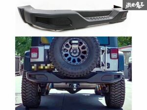 ☆MAIKE ジープ ラングラー JK リア バンパー Rear Bumper ガード スチール製 ブラック 黒 JEEP WRANGLER オフロード 新品 即納! 在庫あり!