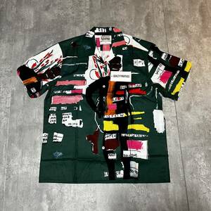 WACKO MARIA JEAN MICHEL BASQUIAT/ S/S HAWAIIAN SHIRT (TYPE-2) (BASQUIAT-WM-HI05) 