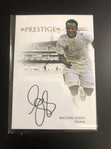 PRA08 11/19 マイケルエッシェン futera unique soccer AUTOGRAPH MICHAEL ESSIEN ガーナ代表 直筆サイン オンカード