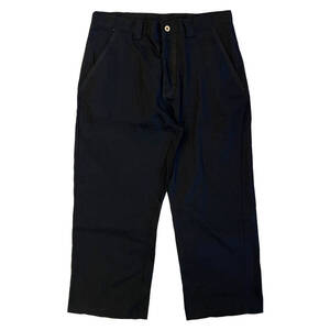 OG BLANK オージーブランク　ルーズフィット ツイル ワークパンツ　ブラック/ブラック　XLサイズ　LOOSE TWILL WORK PANTS