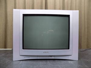 【ZS-394】SONY/ソニー 21型ブラウン管テレビ KV-21DA75 2007年式 TRINITRON/トリニトロン カラーテレビ 昭和レトロ 通電確認済