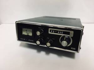 R6348B【ビンテージ/長期保管品】福山電機 FDK FD-210 FM MOBILE TRANSCIEVER モービル 144-146MHｚ F3 10W 12ch DC13.5V ジャンク