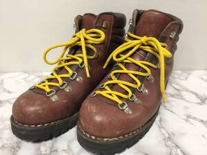 Vibram　ビブラム　革　茶色　ブーツ　26cm　メンズ　ビブラムソール　　　　L