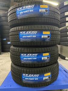 【法人宛限定送料無料】PRMH55R17-1 PIRELLI ピレリ 205/55R17　91H ICE ZERO ASIMMETORICO 4本セット　2022年製