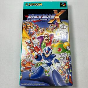 【美品良品】スーパーファミコン ロックマンX SFC 色味光沢良好 