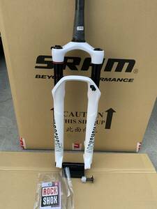 新品 未使用 ROCK SHOX SID World Cup 29er 15X100 ホワイト