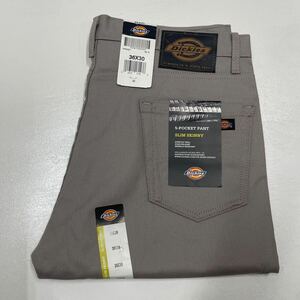 W36 未使用 薄灰色 DICKIES ディッキーズ 5 POCKET DENIM スリムスキニージーンズ WP810 USA 直輸入 1