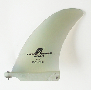 【新入荷　即決】TRUE AMES FIN 　6.0"　「 BONZER 」 クリア　●ボンザーフィン●マルコムキャンベル