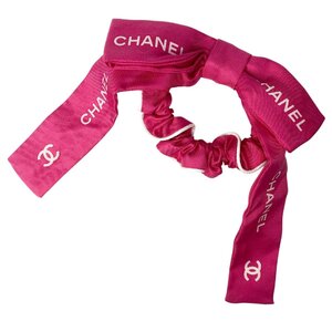 [即完売] シャネル CHANEL レディース ココマーク ヘアアクセサリー リボン シュシュ