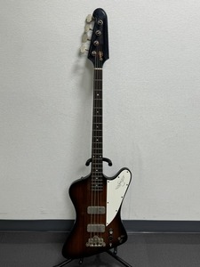 SM0606-260 2811【1円スタート】 ギブソン　ORVILLE BY GIBSON　サンダーバード　エレキベース　茶　弦楽器　現状品　