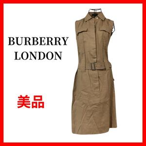 BURBERRY　LONDON　バーバリー　ロンドン　シャツワンピース　B794