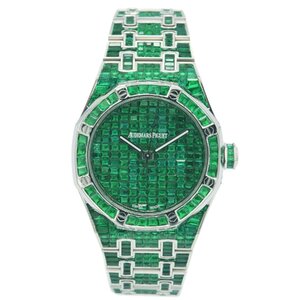 【カスタム】Audemars Piguet/オーデマ ピゲ Royal Oak Self Winding Emerald 15554BC.EE.1284BC.01 エメラルド “50周年記念” #jp28385