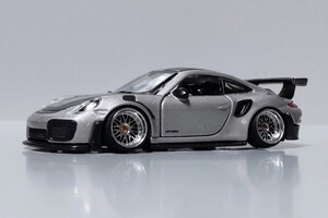 日本未発売 希少 レア 1/64 PORSCHE 911 GT2 RS 改 ポルシェ タイプ 991 深リム BBS ローダウン カスタム 改造 ドイツ ニュル サーキット