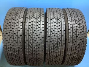 245/80R17.5 133/131J LT 20年　　　　　　　 ヨコハマ　ZEN 903 ZW 中古タイヤ４本　　　スタッドレスタイヤ