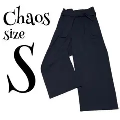 【麻混】【36】Chaos ベルト付き ワイドパンツ レディース