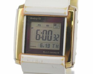 [中古品] 稼働品【CASIO】カシオ Baby-G BGD-1100G ホワイト レディース 中古品