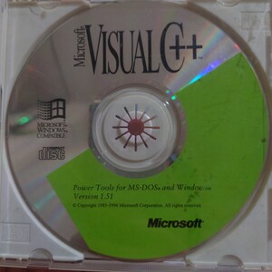 Microsoft Visual C++　Ver.1.51 ディスクのみ