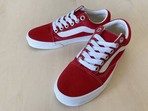 27cm バンズ オールドスクール VANS OLD SKOOL OS RACING RED/TRUE WHITE US9/27cm VN0A3WLYJV6