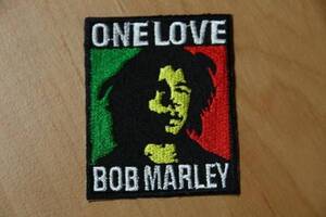 即決新品 レゲエ ワッペン 【 ボブマーリー 】 BOBMARLEY ジャマイカ ラスタ 手芸 カスタム 