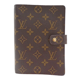 ルイ・ヴィトン LOUIS VUITTON 手帳カバー レディース メンズ ブランド モノグラムキャンバス アジェンダMM ブラウン R20105 B6サイズ