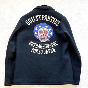 The Guilty Parties wacko maria ワコマリア　メルトンジャケット　ウール　メキシカンスカル　芸能人着用　三代目JSB今市着用　Lサイズ　