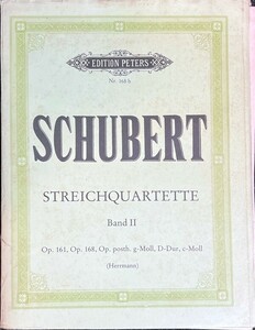 シューベルト 弦楽四重奏曲集 第2巻 (2ヴァイオリン+ヴィオラ+チェロ)輸入楽譜 Schubert Streichquartette Band II 洋書