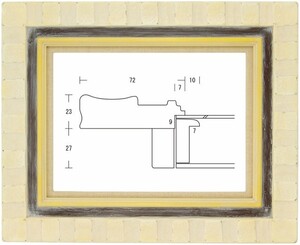 古塁 アンティークベージュ サイズM0号