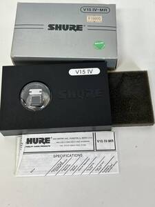 S52◆SHURE シュア◆カートリッジ V15 TYPEⅣ MR ターンテーブル レコードプレーヤー パーツ 未使用 保管品