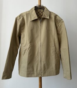 GUCCIグッチ 無地 フォーマルカラー ジップアップ 長袖 ジャケット ビジネス コート メンズ カーキ色 size M