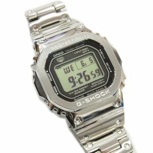 美品 定価7万円以上●CASIO Gショック フルメタル 腕時計 タフソーラー 電波 G-SHOCK GMW-B5000-1JF ステンレス 正規品 メンズ 1円スタート