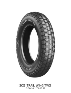 BRIDGESTONE 3.50-10 4PR TW3 WT(チューブタイプ)