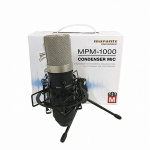 ★未使用★ Marantz マランツ コンデンサーマイク MPM-1000 直接お渡し歓迎 ANK576885大