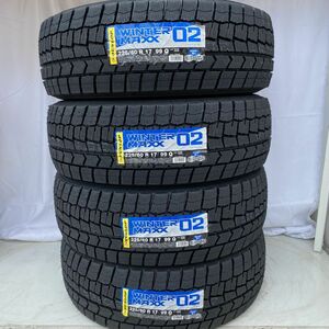 今季入荷分 2023年製以降 新品 ダンロップ ウインターマックス WM02 225/60R17 4本 225/60-17 スタッドレス 国内正規品 4本送料込68400円~