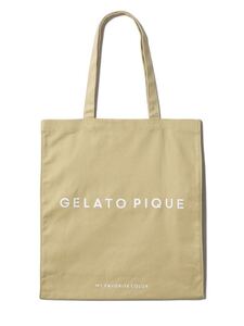 新品　ジェラートピケ ホビートートバッグ　イエロー　黄色　帆布　エコバッグ gelato pique