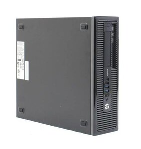 30日保証 Windows10 Pro 32BIT HP EliteDesk 705 G2 SFF AMD PRO A4-8350B R5 4GB 新品SSD 256GB DVD 中古パソコン デスクトップ