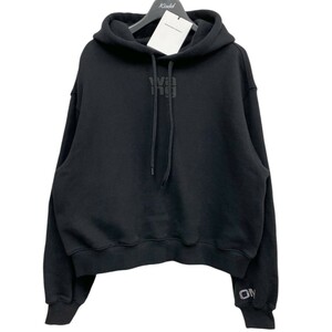 ALEXANDER WANG．T 24SS Puff Paint Logo Essential Terry Hoodieロゴフーディパーカー 8069000115154