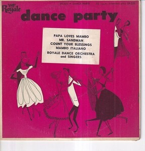 [Jazz] Royale Dance Orchestra - Dance Party - Papa Loves Mambo / Count Your Blessings Mambo Italiano (A) SF-Y301