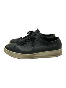 LOUIS VUITTON◆ローカットスニーカー/UK7.5/BLK/レザー/ヨゴレ有