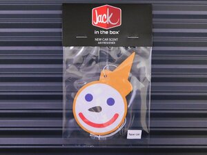 送料\94【JACK IN THE BOX ・ピエロ】※《エアーフレッシュナー・NEW CAR／ニューカー》　AIR FRESHENER　アメリカン