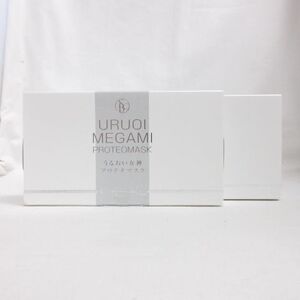 ☆新品2個セット ※製造年不明 うるおい女神 プロテオマスク シート状美容マスク 20mL×5枚入 ( パック ) ( 0808-n1 )