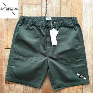 【新品タグ付き】SATURDAYS SURF NYC×Dickies サタデーズサーフ デッキーズ イージー チノ ショーツ ショートパンツ 36 オリーブ