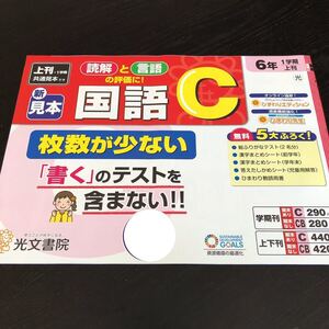 0335 国語C ６年 光文書院 漢字 非売品 受験 小学 ドリル 問題集 テスト用紙 教材 テキスト 解答 家庭学習 計算 漢字 過去問 ワーク 