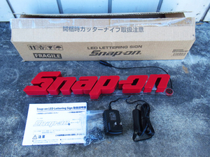 限定品 snap-on スナップオン LED レタリングサイン 看板 通電確認済み 管理7KR0117N-A12